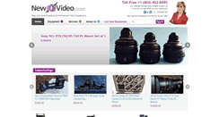 Desktop Screenshot of newprovideo.com